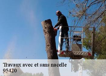 Travaux avec et sans nacelle 95420