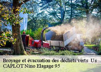 Broyage et évacuation des déchets verts   us-95450 CAPLOT Nino Elagage 95