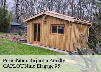 Pose d'abris de jardin  andilly-95580 CAPLOT Nino Elagage 95