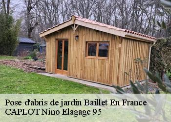 Pose d'abris de jardin  baillet-en-france-95560 CAPLOT Nino Elagage 95