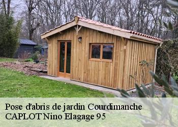 Pose d'abris de jardin  courdimanche-95800 CAPLOT Nino Elagage 95