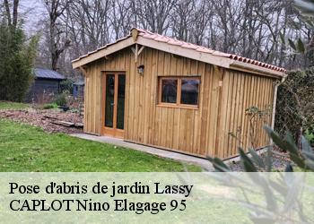 Pose d'abris de jardin lassy-95270 CAPLOT Nino Elagage 95