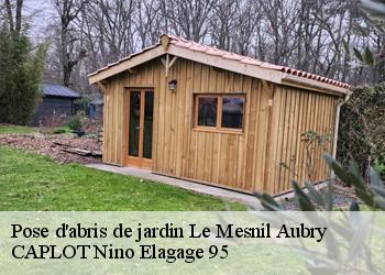 Pose d'abris de jardin  le-mesnil-aubry-95720 CAPLOT Nino Elagage 95