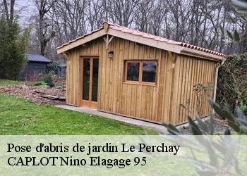 Pose d'abris de jardin  le-perchay-95450 CAPLOT Nino Elagage 95