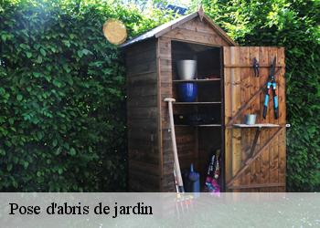 Pose d'abris de jardin