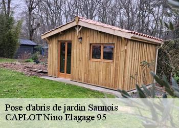Pose d'abris de jardin  sannois-95110 CAPLOT Nino Elagage 95