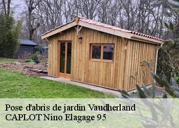 Pose d'abris de jardin vaudherland-95500 CAPLOT Nino Elagage 95