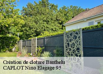 Création de cloture  banthelu-95420 CAPLOT Nino Elagage 95