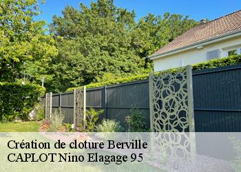Création de cloture  berville-95810 CAPLOT Nino Elagage 95