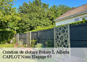 Création de cloture  boissy-l-aillerie-95650 CAPLOT Nino Elagage 95