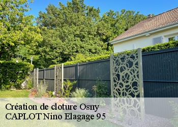 Création de cloture  osny-95520 CAPLOT Nino Elagage 95