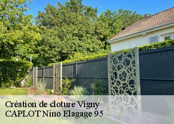 Création de cloture  vigny-95450 CAPLOT Nino Elagage 95